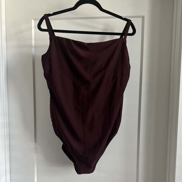 Shade & Shore Women's High Leg Cheeky One Piece
Swimsuit Brown Size 20 New - Picture 4 of 9